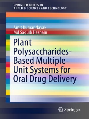 cover image of Plant Polysaccharides-Based Multiple-Unit Systems for Oral Drug Delivery